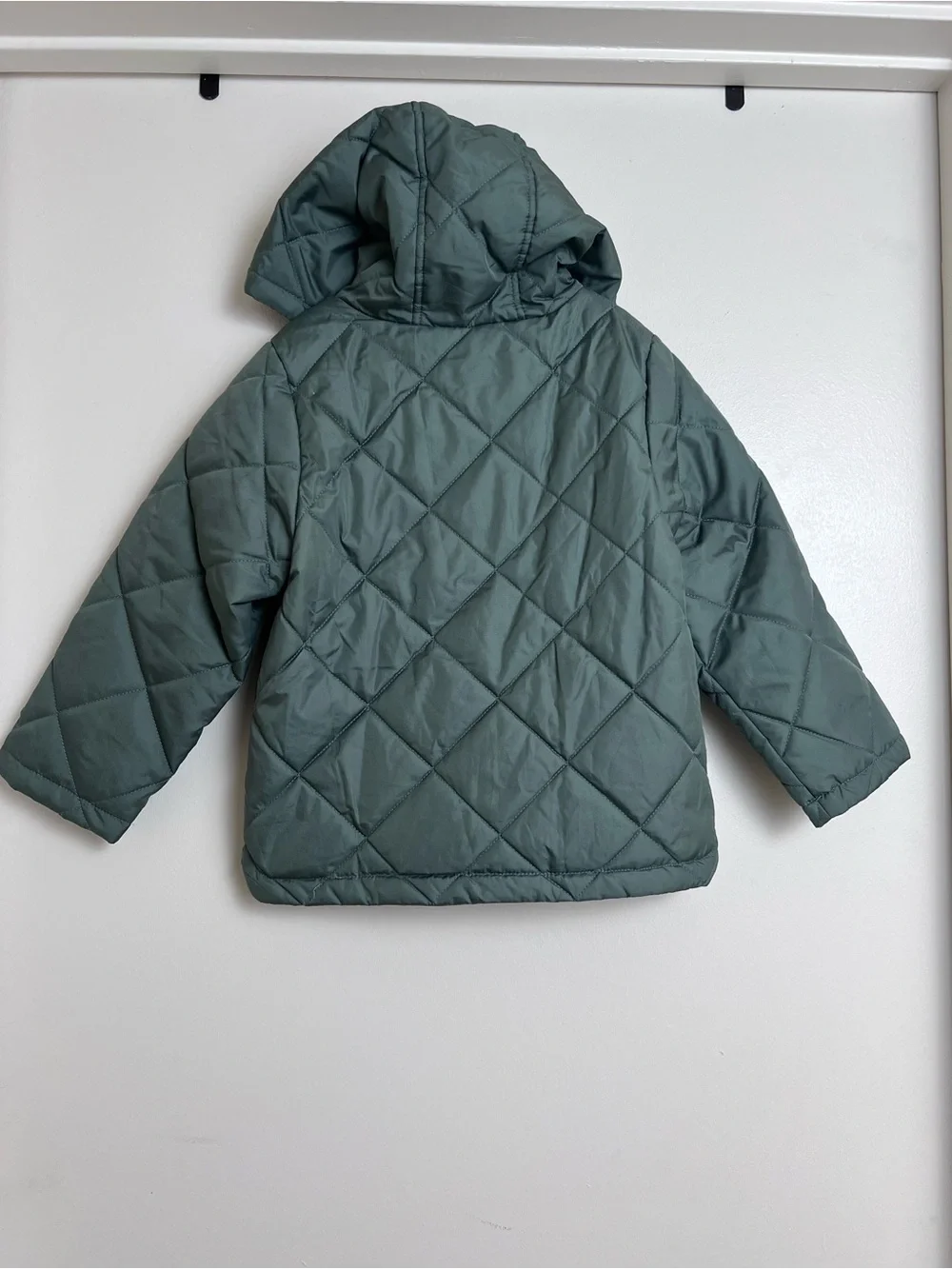 Carter’s Girls 4T Sage Green Quilted Hooded Jacket Coat